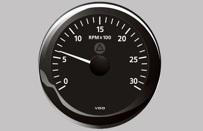 Marine Tachometer 3000 RPM Gauge